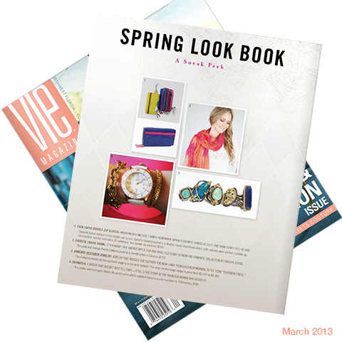 Christa Louise featured in Viie Magazine Spring Look Book - March 2013