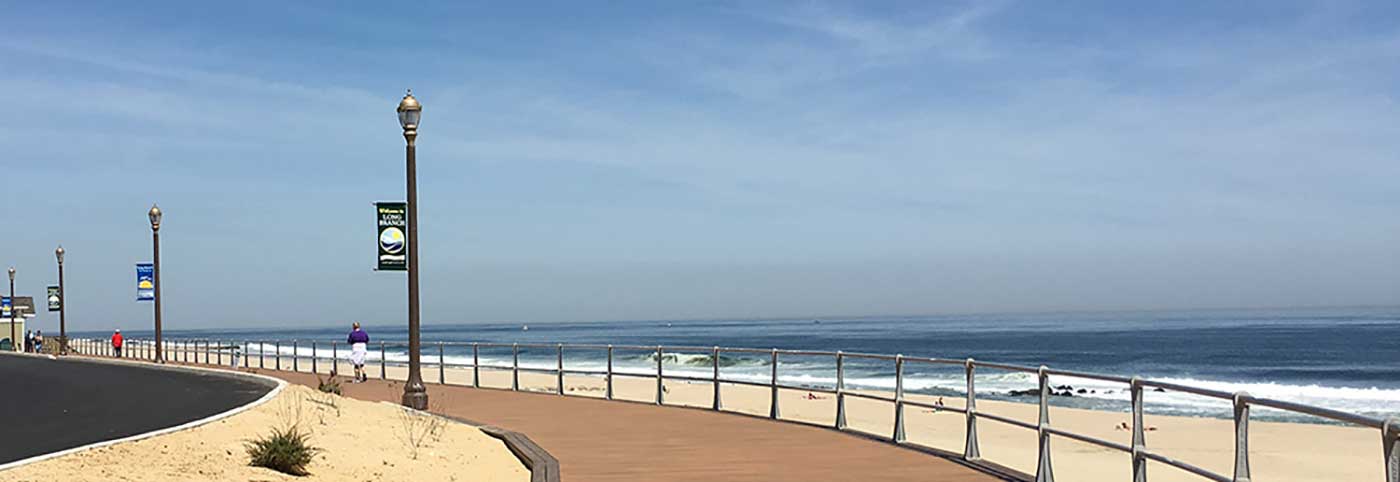 Boardwalk in Long Branch, NJ