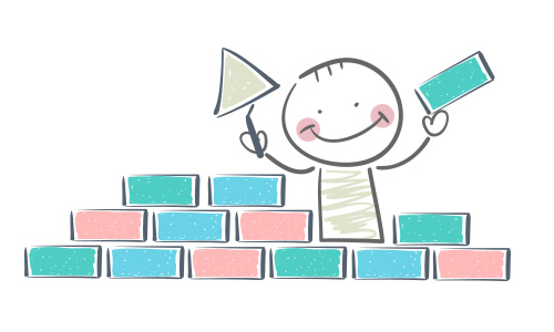 building your website, brick by brick