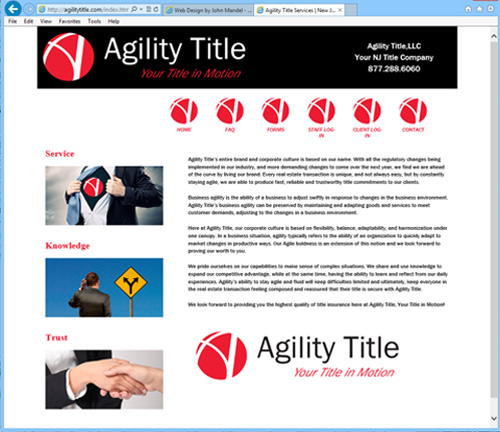 Agility Title Company website