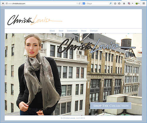 Christa Louise website image